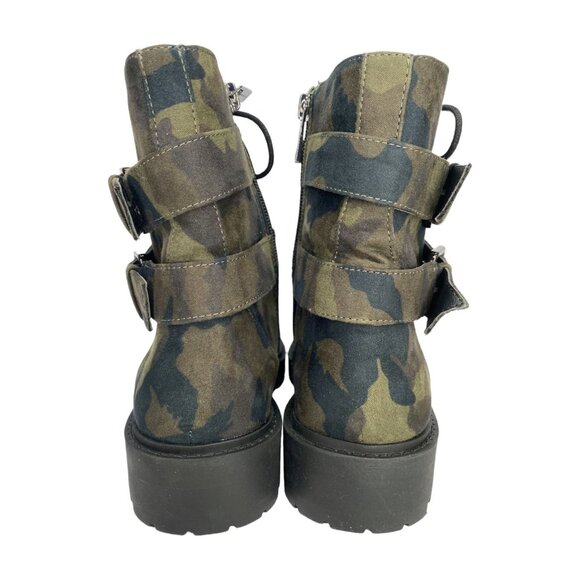 S2B2 Jessica Simpson Kerina Lace-Up Camo Boot Women's 8M - Picture 5 of 6